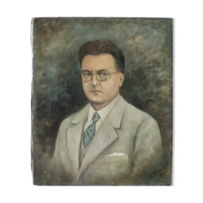 Portrait signé A. Stadler - 1946