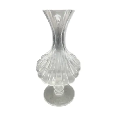 Vase Baccarat coquille - pied douche