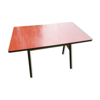 table bistrot 1970 Stella - chrome formica