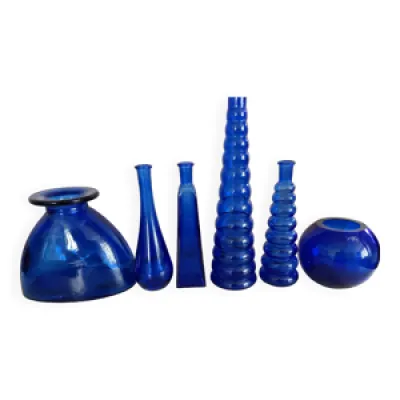 vases bleu cobalt Sandra