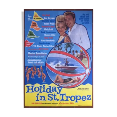 Affiche cinéma Holiday - 1964