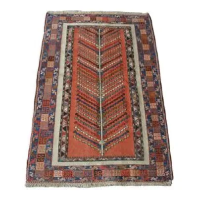 Old soumak tribal rug