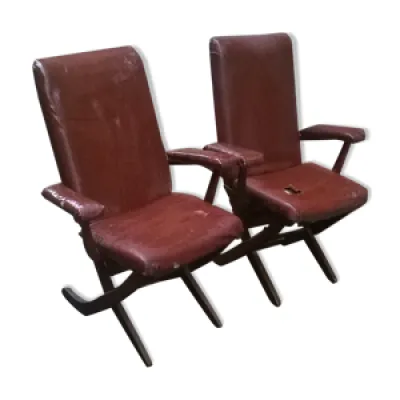 fauteuils en palissandre