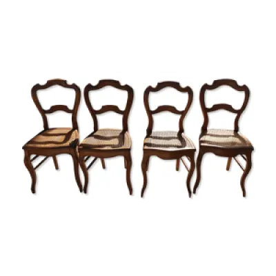 4 chaises Louis Philippe