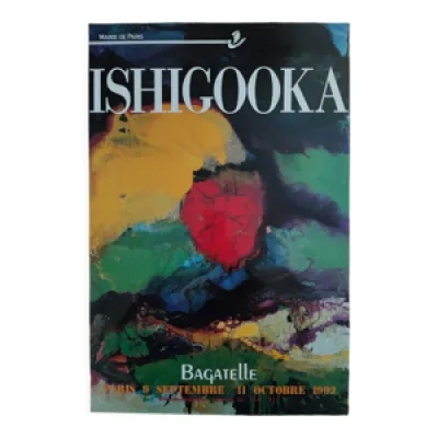 Affiche exposition Ishigooka - 1992
