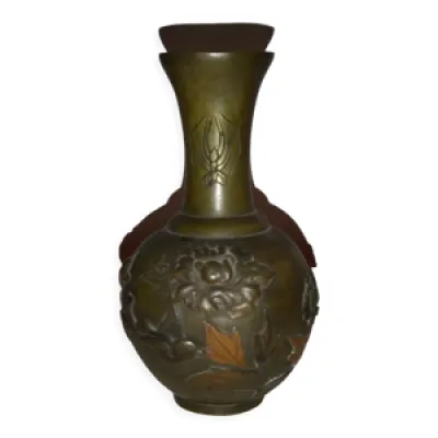 Vase chinois ancien bronze - cuivre