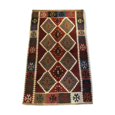 tapis kilim persan fait - main