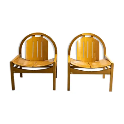 Paire de fauteuils Baumann - 1970 france