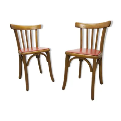 Paire de chaises bistrot - 1960