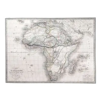 Carte ancienne de l'afrique