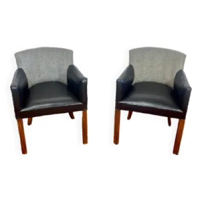 fauteuils années 60 - gris