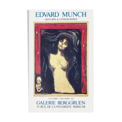 Affiche edvard Munch