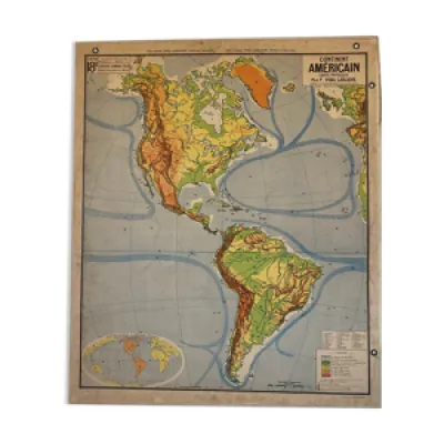 Carte géographique scolaire