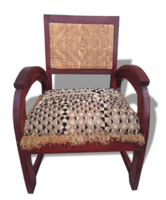 fauteuil art déco relooké - ethnique
