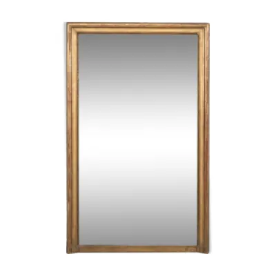 Miroir doré rectangulaire - antique