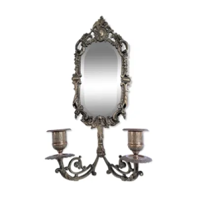 Miroir chandelier en - bronze