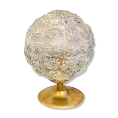 Lampe globe “fleur” - verre