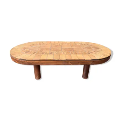 Table basse en céramique - roger capron