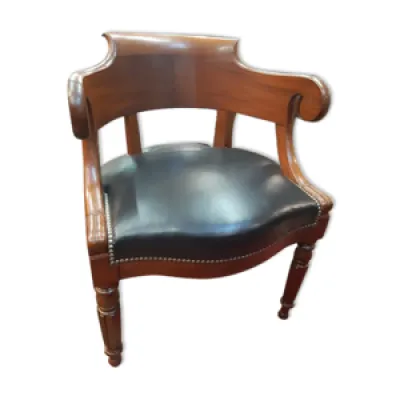 fauteuil de Bureau Louis-Philippe - merisier