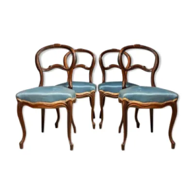 Série de 4 chaises XIXeme
