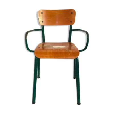 fauteuil d’école en - vert