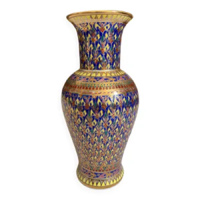 Vase graphique ornement - dorures