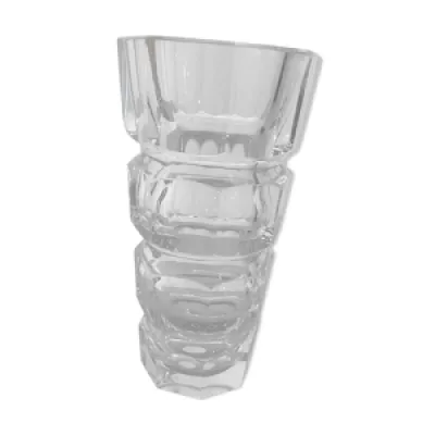 Vase en cristal taillé - art