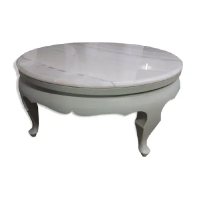 Table basse ronde avec - marbre
