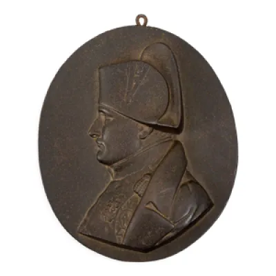 Médaillon profil en - bronze