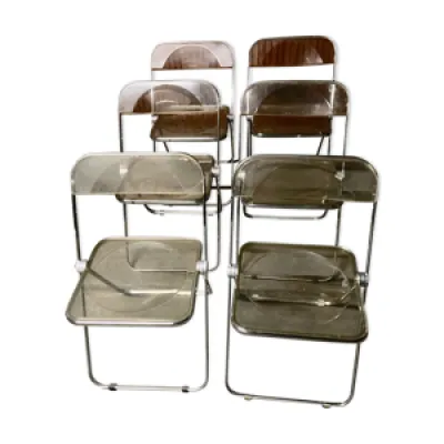 Set de 6 chaises Plia - castelli 1960