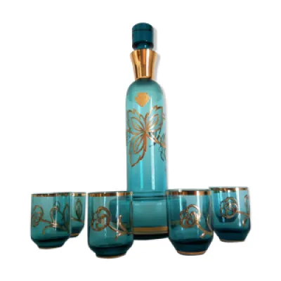 Service liqueur en cristal - art motifs