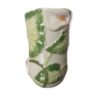 Vase motif floral en