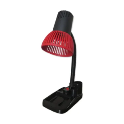 Lampe de bureau rouge - noire