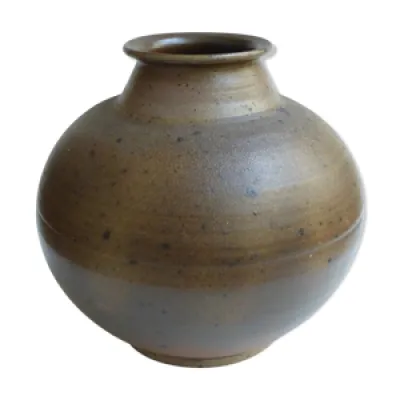 Vase en grès pyrité