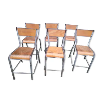 Lot chaises d'école - laboratoire