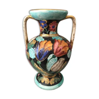 Vase amphore monaco a - decor floral