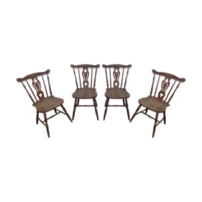 Set de 4 chaises type - western