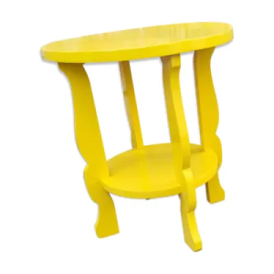 Table d'appoint art déco - jaune
