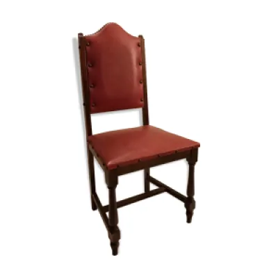 Chaise en bois d'époque - art and craft