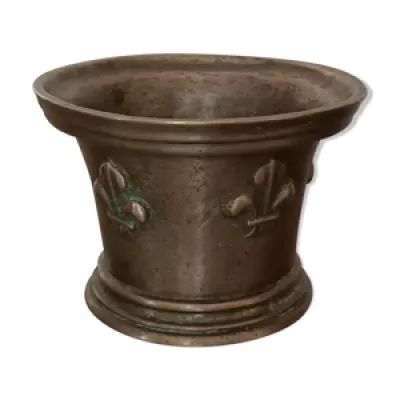 Mortier bronze d'époque - louis xiv