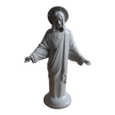 Statue Christ Rédempteur - porcelaine