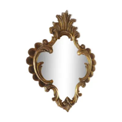 miroir XIXème en bois - mercure