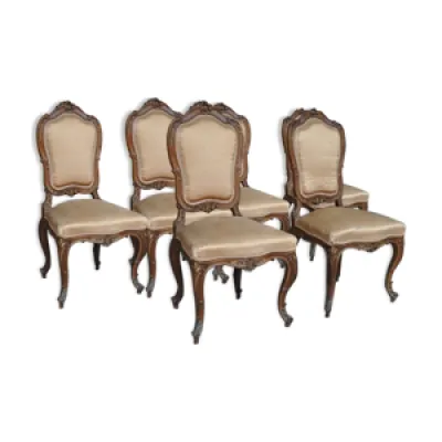 Série de 6 chaises style - fin