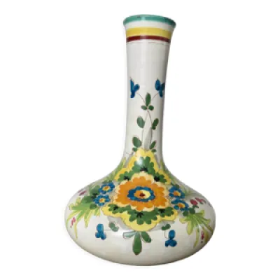 Vase Italy en céramique - motif floral