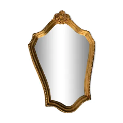 miroir cadre doré