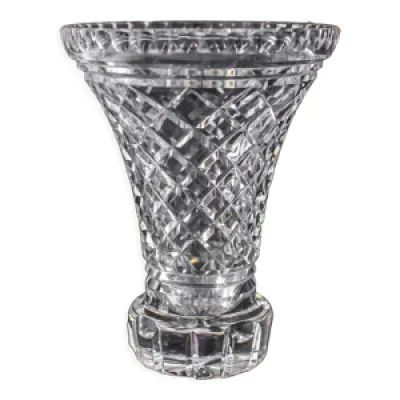 Vase en cristal taillé - 18cm