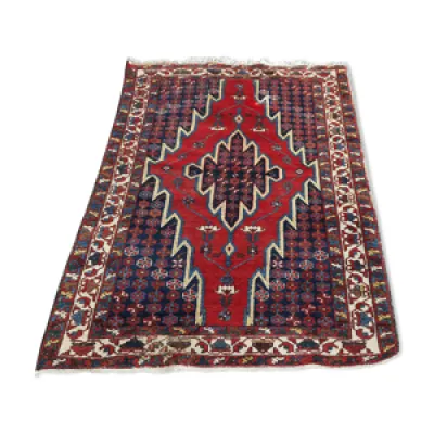 tapis ancien en laine - main iran