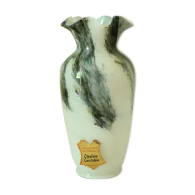 Vase vintage Opaline - cristallerie