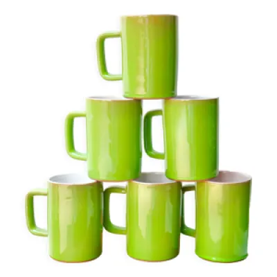Six mugs de paul Badié,