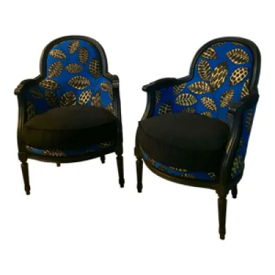 2 fauteuils bergères - anciennes